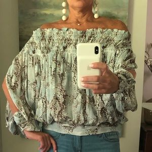 Karlie snake print top.